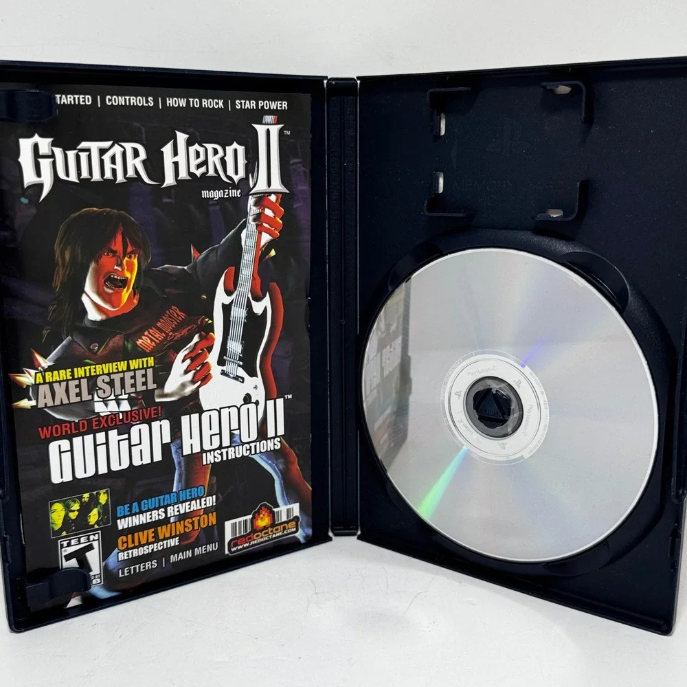Guitar Hero II 2 Sony PlayStation 2 PS2 Game CIB Complete w/ Manual RedOctane